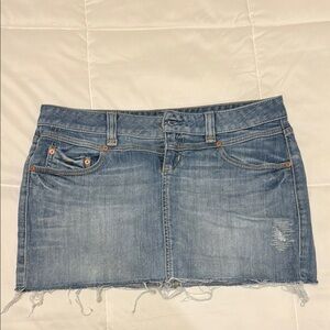 Guess Blue Casual Mini Skirt Edgy Style
